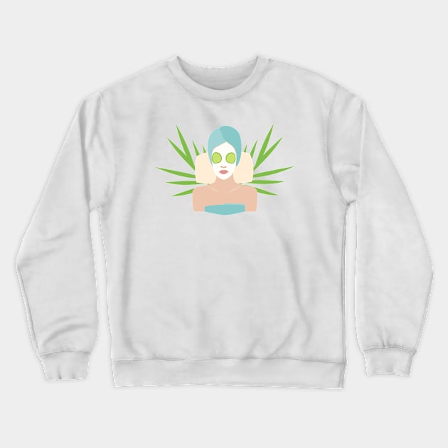 Masked Portrait Crewneck Sweatshirt by XOOXOO